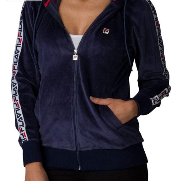 velour fila tracksuit womens